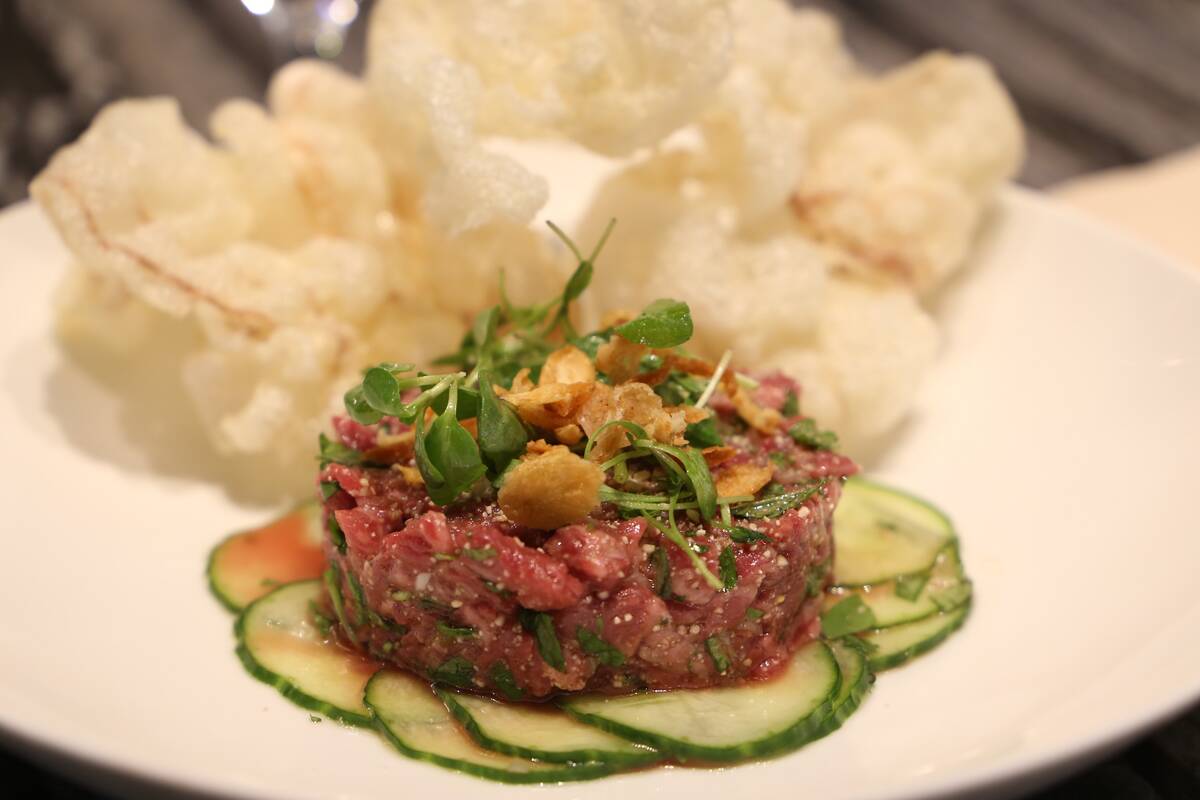 Prime steak tartare at Harlo. (Harlo)