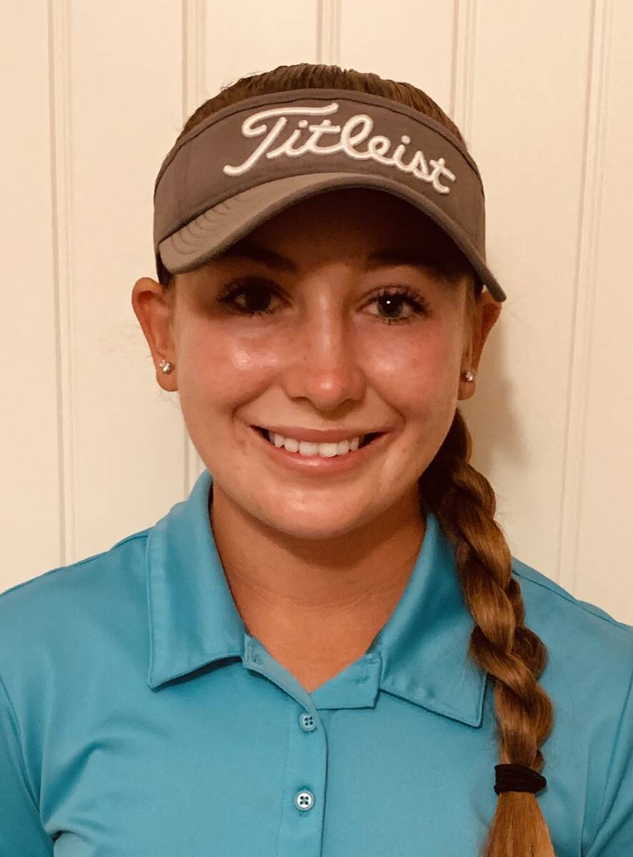 Coronado's Ali Mulhall is a member of the Nevada Preps All-Southern Nevada girls golf team. (Co ...
