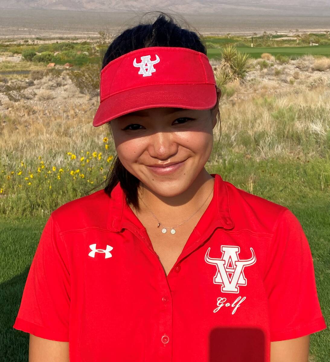 Arbor View's Natalie Cheong is a member of the Nevada Preps All-Southern Nevada girls golf team ...