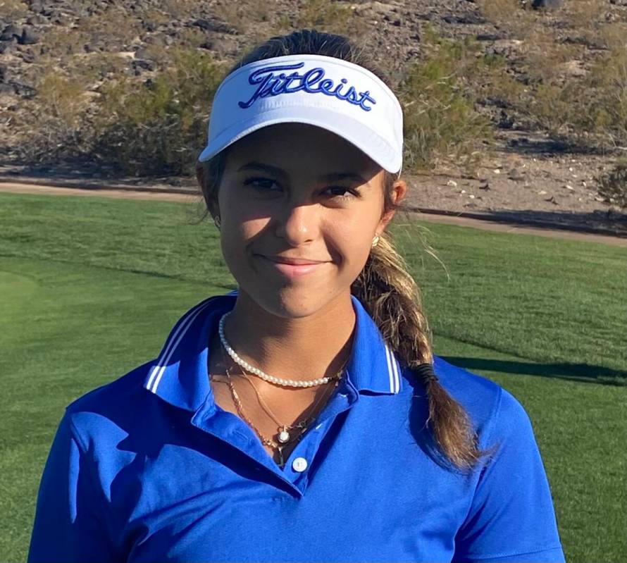 Coronado's Yana Wilson is a member of the Nevada Preps All-Southern Nevada girls golf team. (Co ...