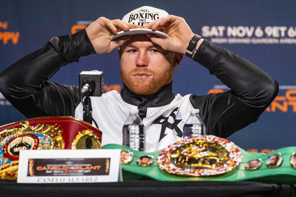 Photo Gallery: Saul “Canelo” Alvarez and Avni Yildirim media availability, Monday, February 22, 2021