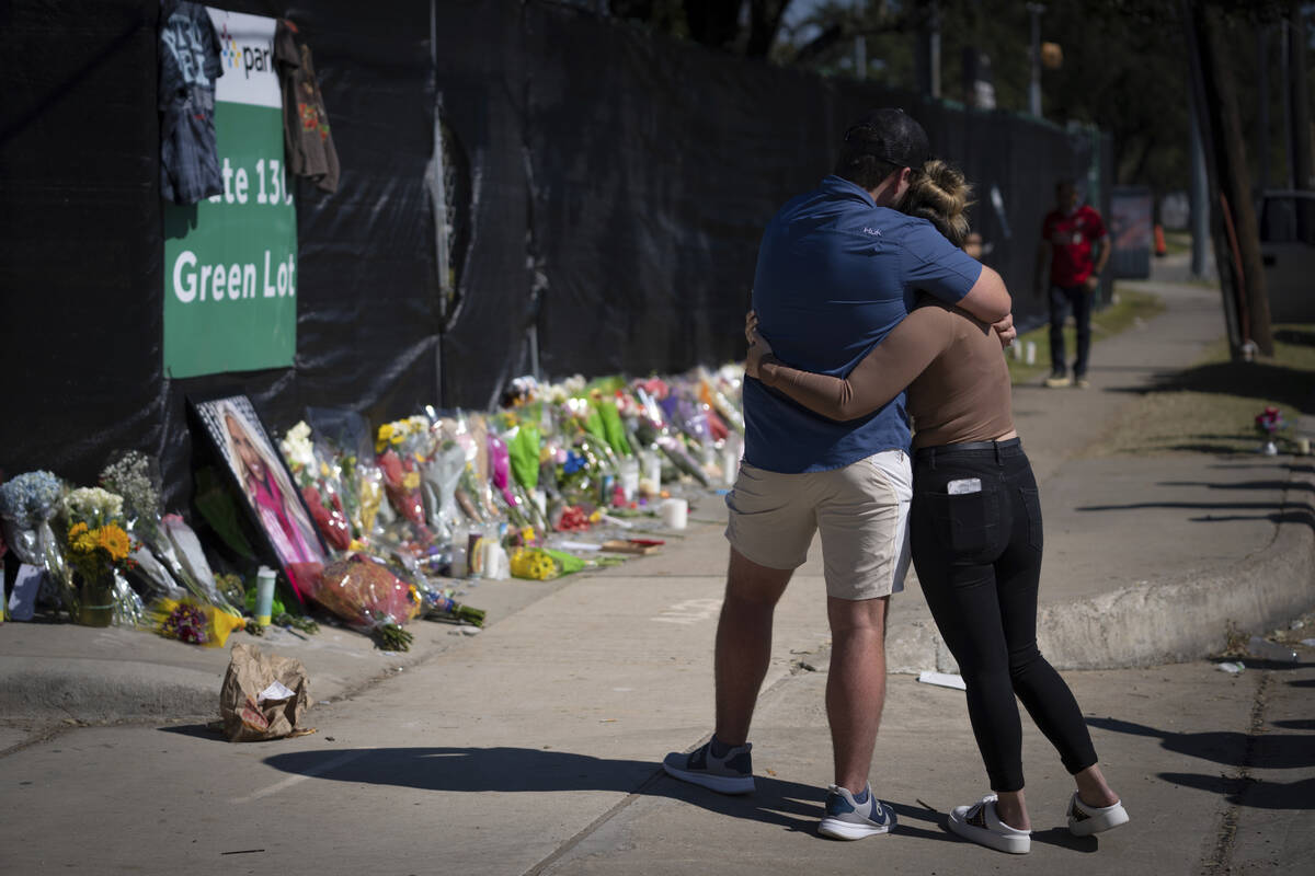 Two people who knew an unidentified victim of a fatal incident at the Houston Astroworld concer ...