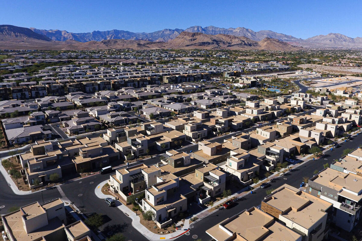 Existing communities in the area of Flamingo Road and Town Center Drive in Summerlin Parkway ar ...