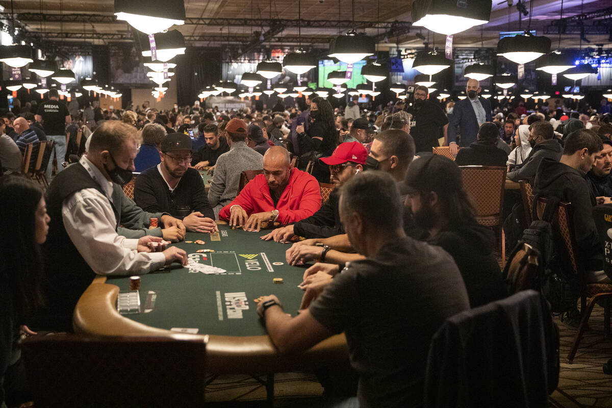 The World Series of Poker Main Event is underway at the Rio Convention Center on Friday, Nov. 1 ...