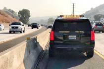 Interstate 101 in Calabasas, Calif. (California Highway Patrol via AP)
