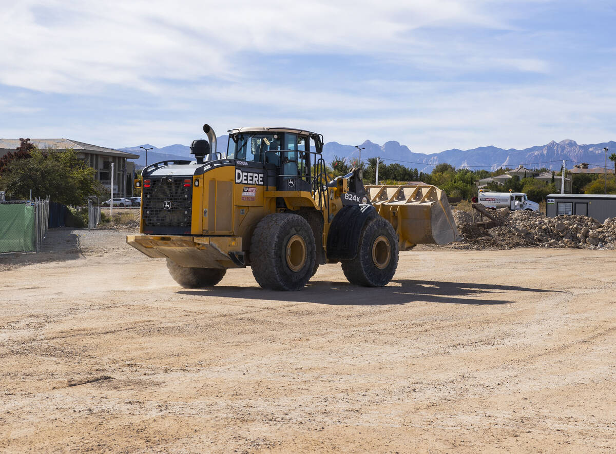 A construction site where Queensridge Medical Center, a three-story medical office building, is ...
