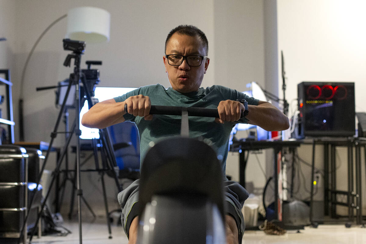 Khanh Nguyen, who had a severe case of COVID-19 and was on a ventilator for about 6 weeks, work ...