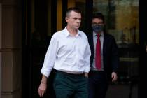 Igor Danchenko leaves Albert V. Bryan United States Courthouse in Alexandria, Va., Thursday, No ...