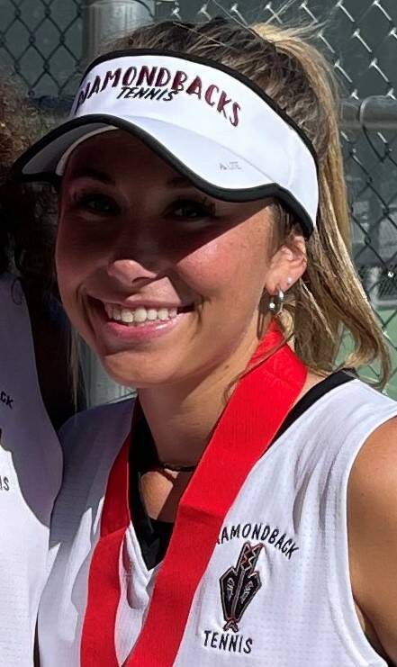 Desert Oasis' McKenna Demarce is a member of the Nevada Preps All-Southern Nevada girls tennis ...