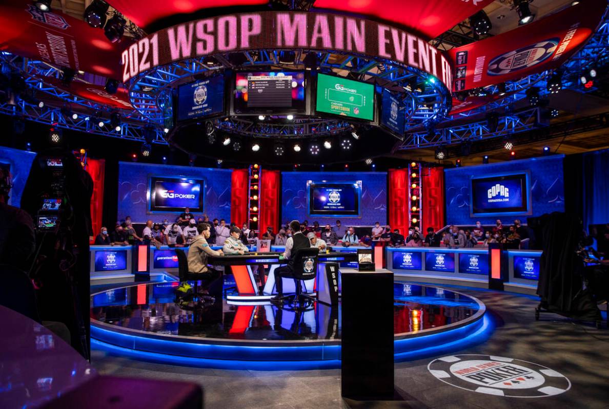Koray Aldemir, Jack Oliver and George Holmes are the three players remaining at the final table ...