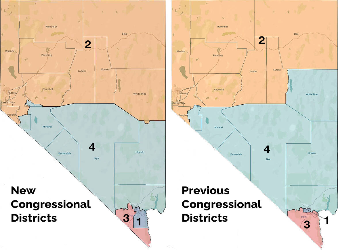 Nevada legislature OKs final redistricting maps Nevada News