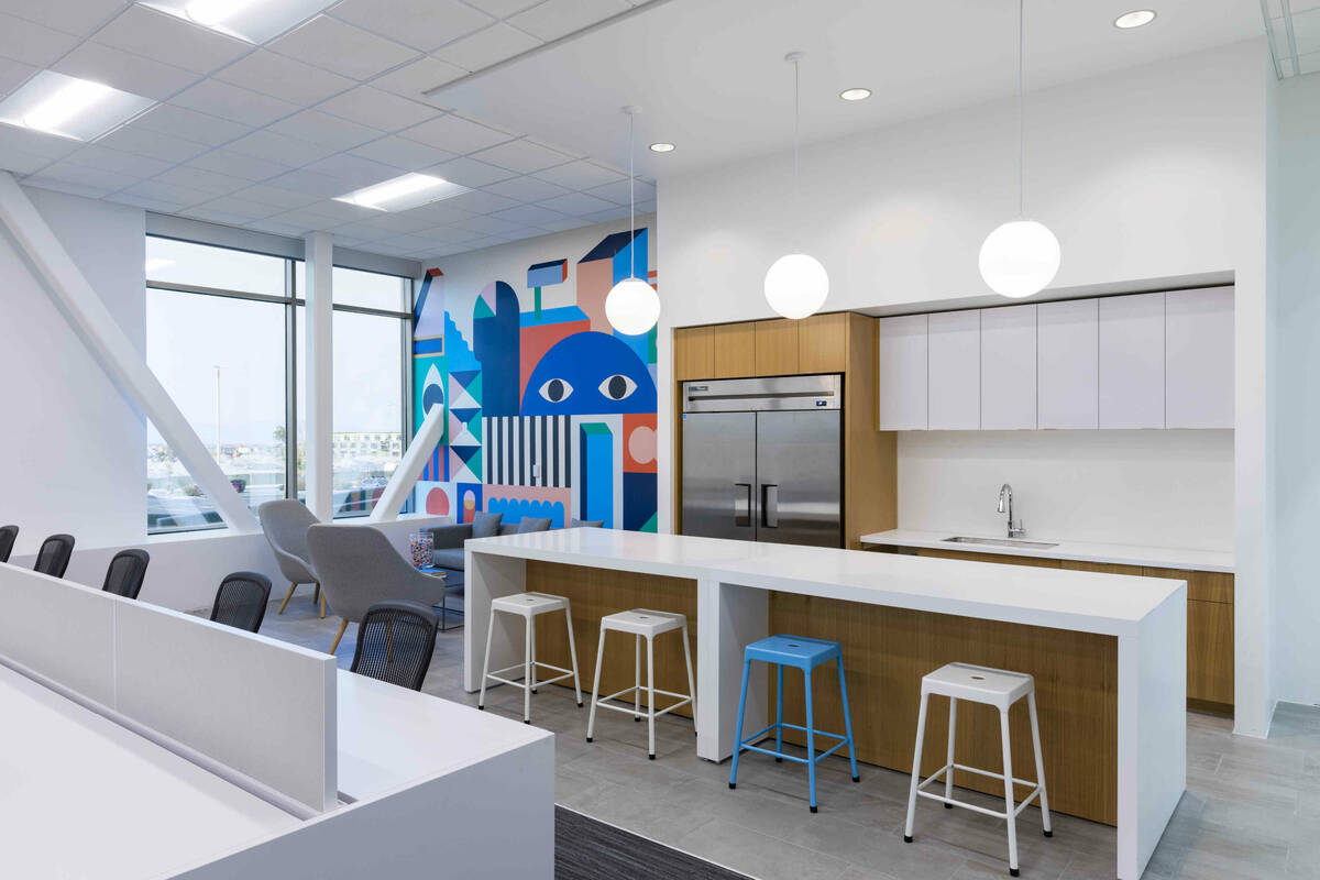 Inside Warby Parker's optical lab in southwest Las Vegas. (Warby Parker)