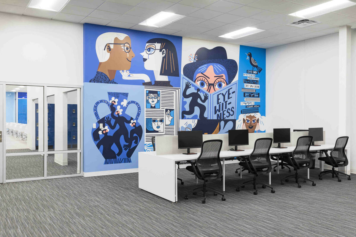 Inside Warby Parker's optical lab in southwest Las Vegas. (Courtesy of Warby Parker)