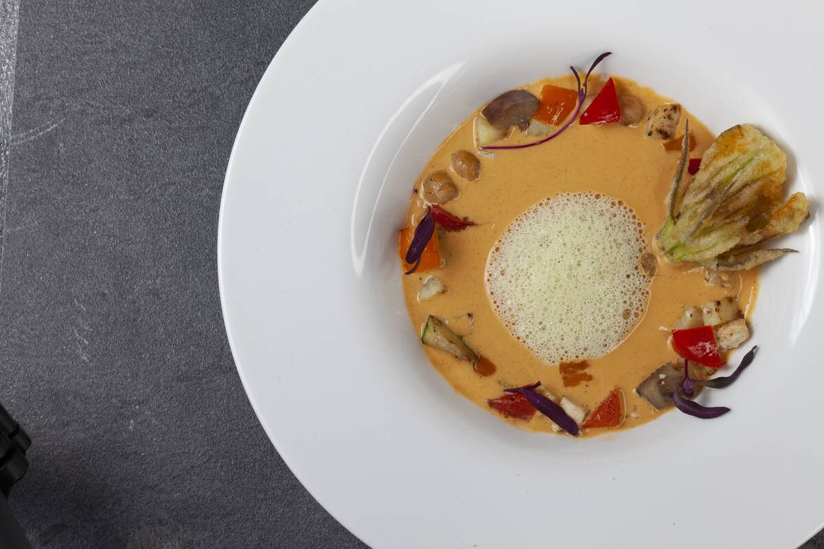 Red curry from Saffron. (Saffron, The Vegetarian Eatery)