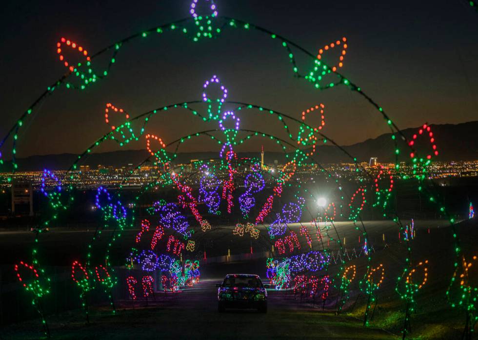 Cars circuit  done  Glittering Lights astatine  Las Vegas Motor Speedway successful  Las Vegas connected  Monday Nov. 30, ...