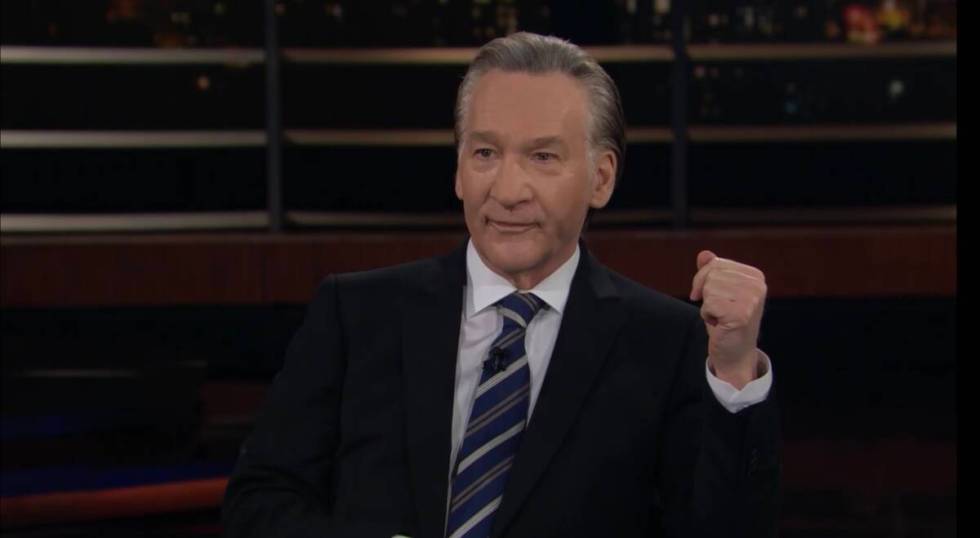 Bill Maher is shown in screen catch during the broadcast of HBO's "Real Time With Bill Maher" o ...