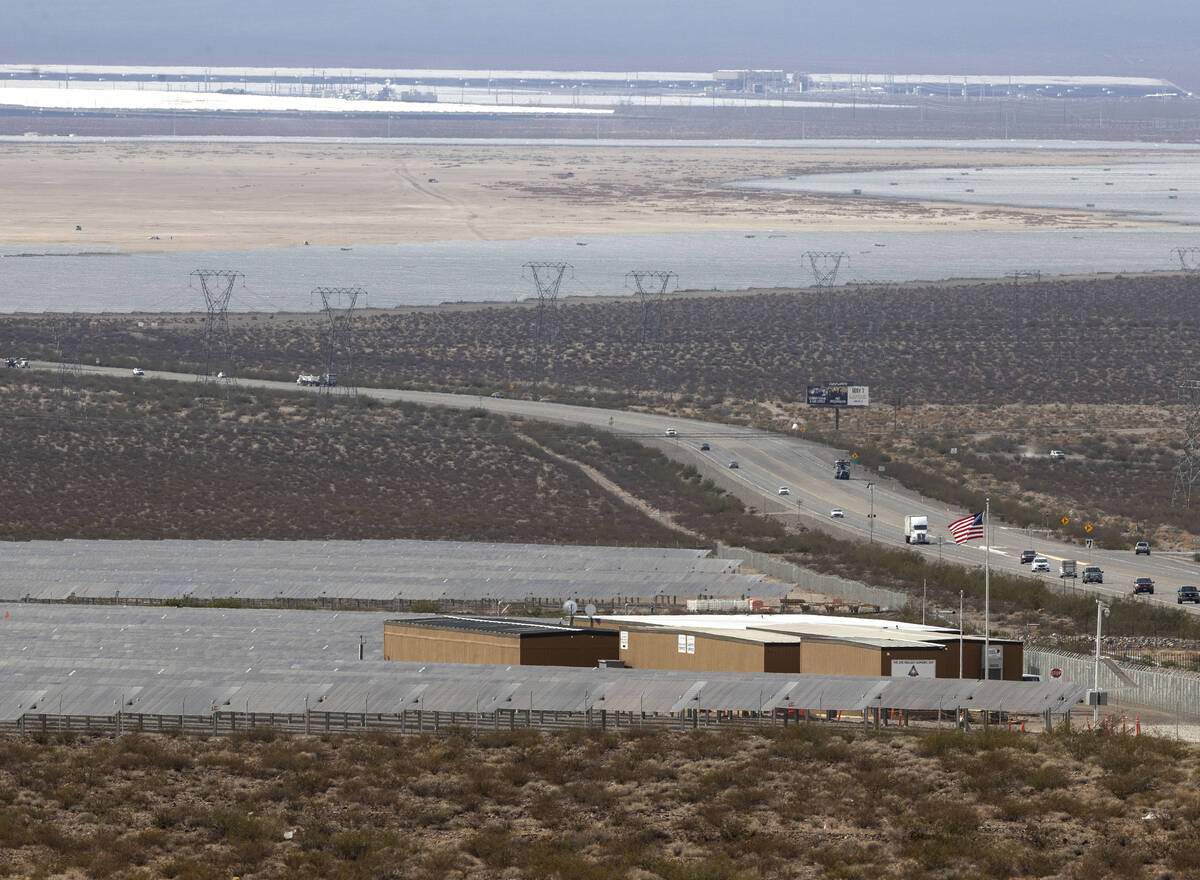 Townsite Solar Garden is seen at 3316 South US Highway 95, on Friday, Nov. 19, 2021, in Boulder ...