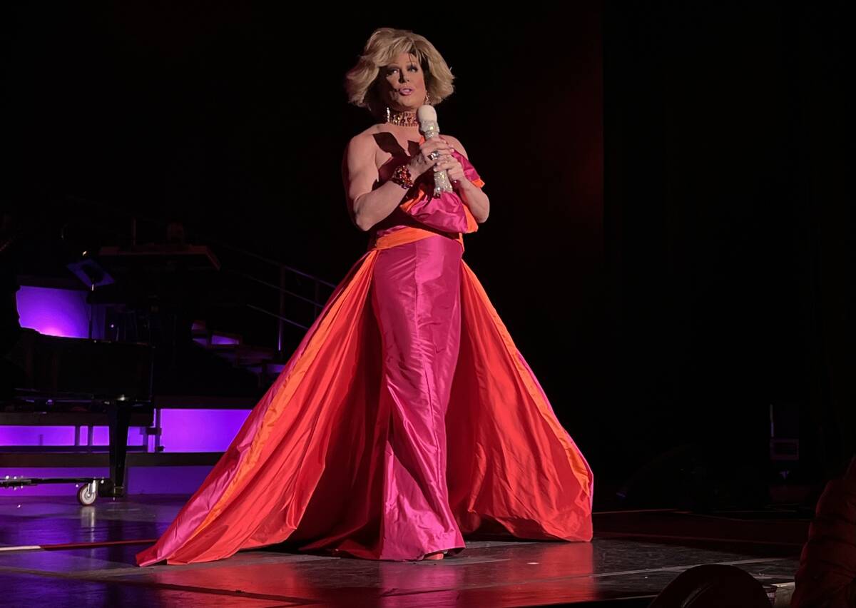 Frank Marino, as the late Joan Rivers, performs his final show in "Legends in Concert" at Tropi ...
