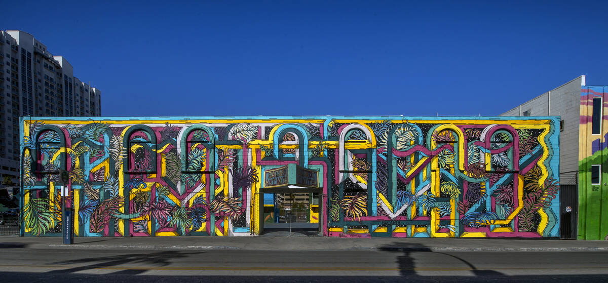 A closed commercial building at 221 N 7th St. in downtown Las Vegas that was owned by Tony Hsi ...