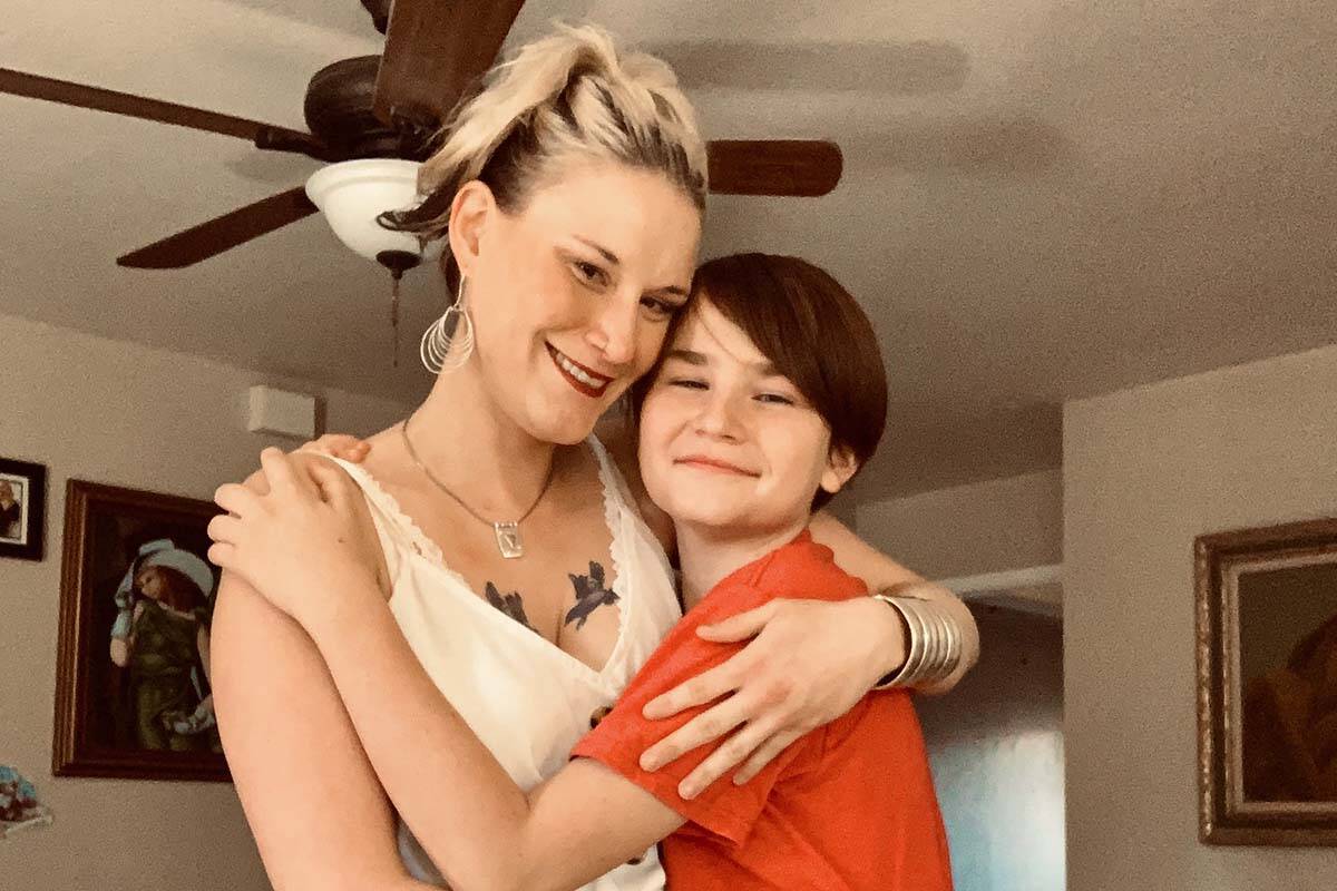 Bianca Stephens and her son, Tate Wright ll, benefitted as a family from support Boys Town prov ...