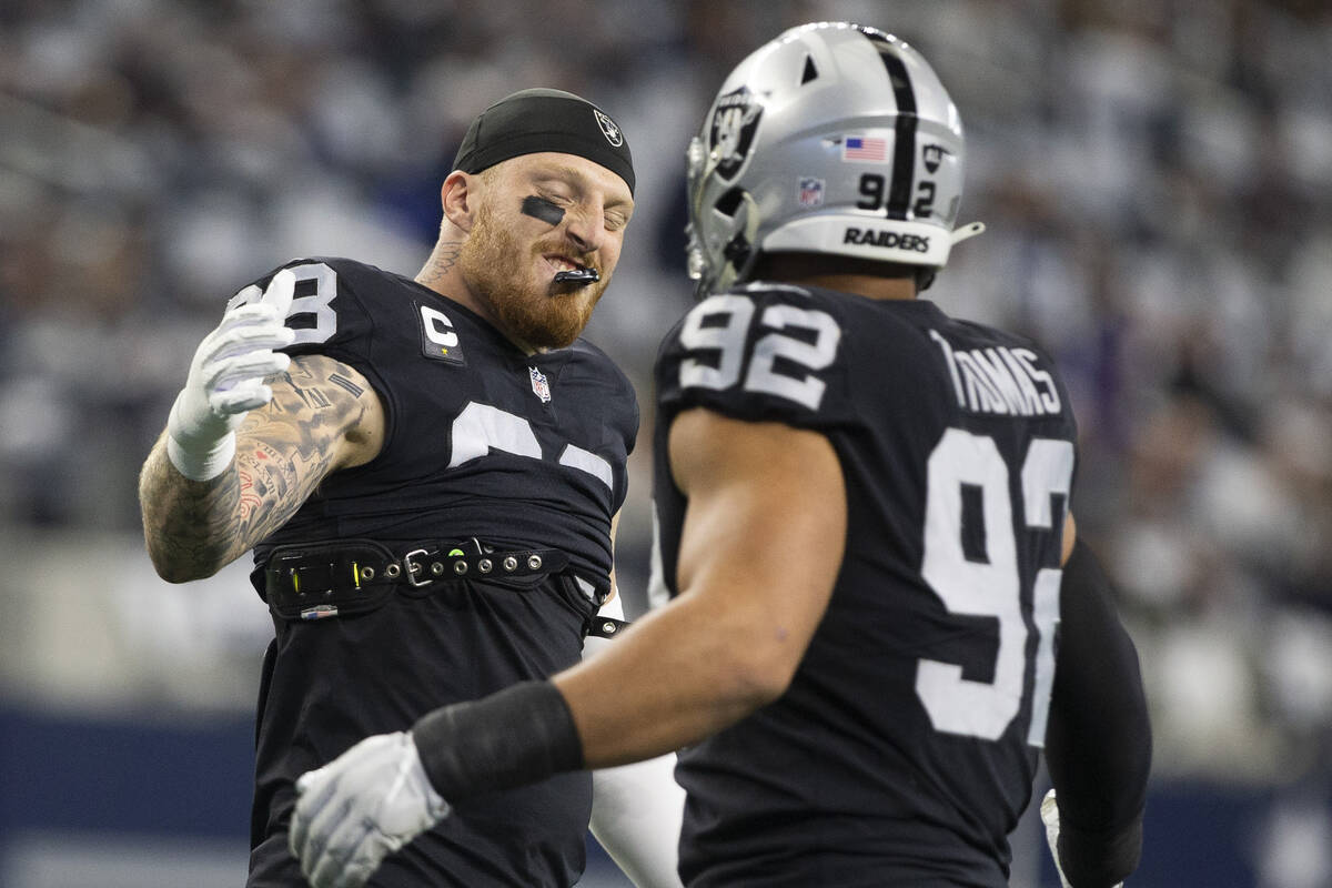 Raiders' Maxx Crosby hit with taunting fine by NFL | Las Vegas  Review-Journal