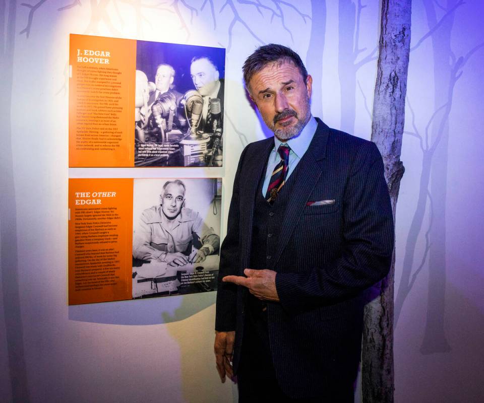 David Arquette is shown at The Mob Museum after a screening of "Mob Town," which premiered at T ...