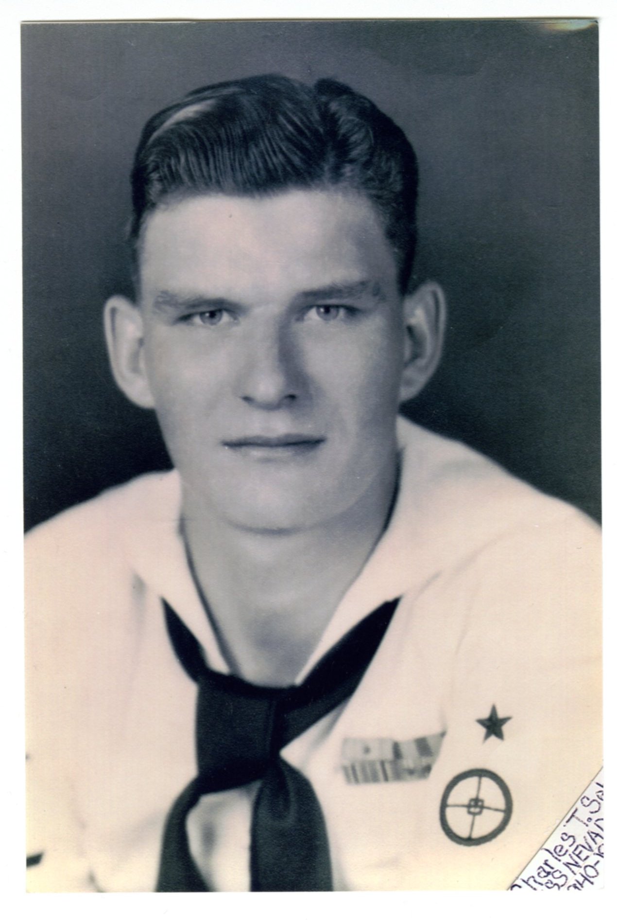 Charles Sehe is seen  in an undated Navy photo.