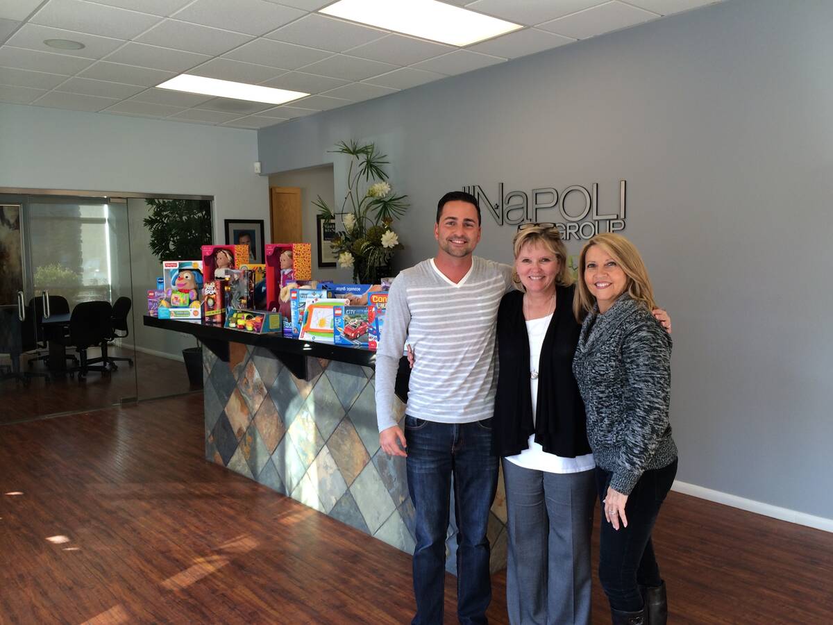 Frank Napoli, Diane Ray and Lori Napoli. (BHHS)