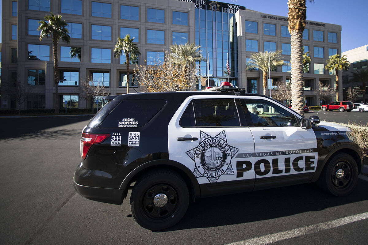 Metropolitan Police Department (Bizuayehu Tesfaye/Las Vegas Review-Journal File) @bizutesfaye