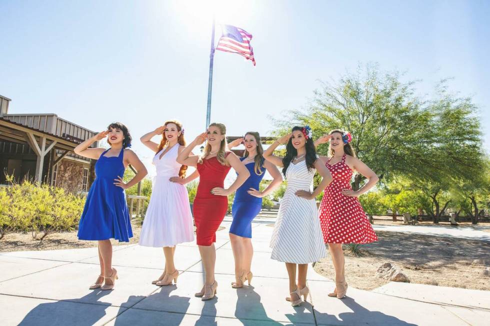 The Swing It! Girls are featured in the Diva! Las Vegas 2021 calendar. (Bridget Reilly)