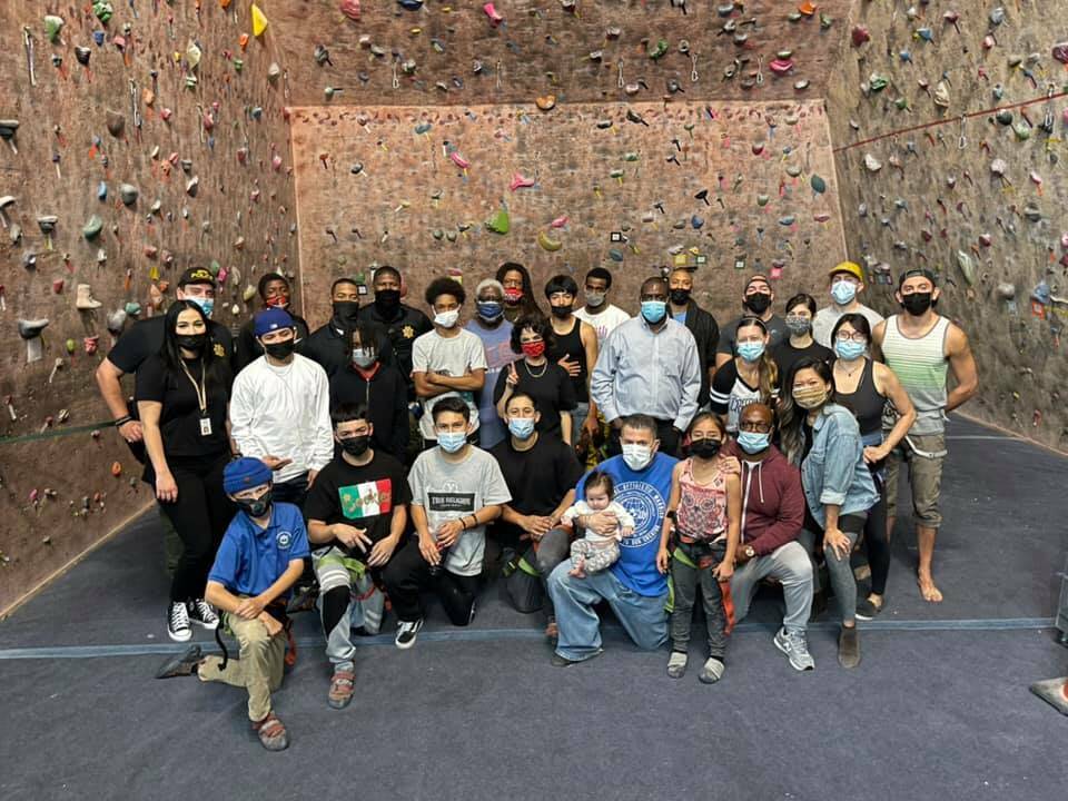 Youth participants of the Metropolitan Police Department's DREAM program pose for a photo in Oc ...