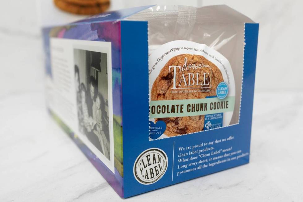 Dessie's Table cookies made at Opportunity Village feature a "clean label," meaning the ingredi ...