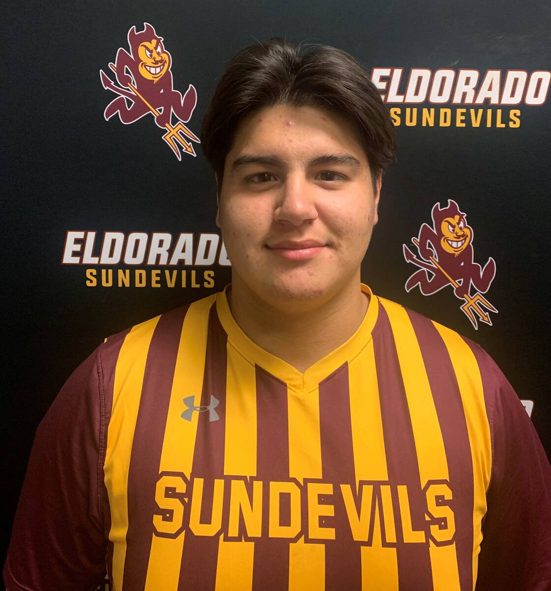 Eldorado's Jorge Sandoval-Gonzalez is a member of the Nevada Preps All-Southern Nevada boys soc ...