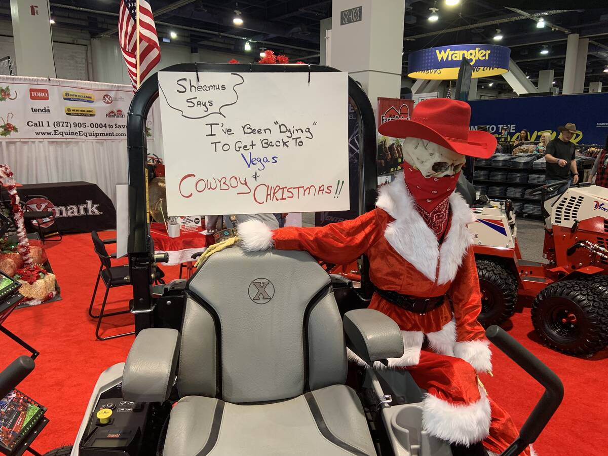 Stetson Cowboy Christmas 2022 Vendors Everything's Bigger': Cowboy Christmas Vendors, Patrons Glad To Be Back In  Lv | Las Vegas Review-Journal