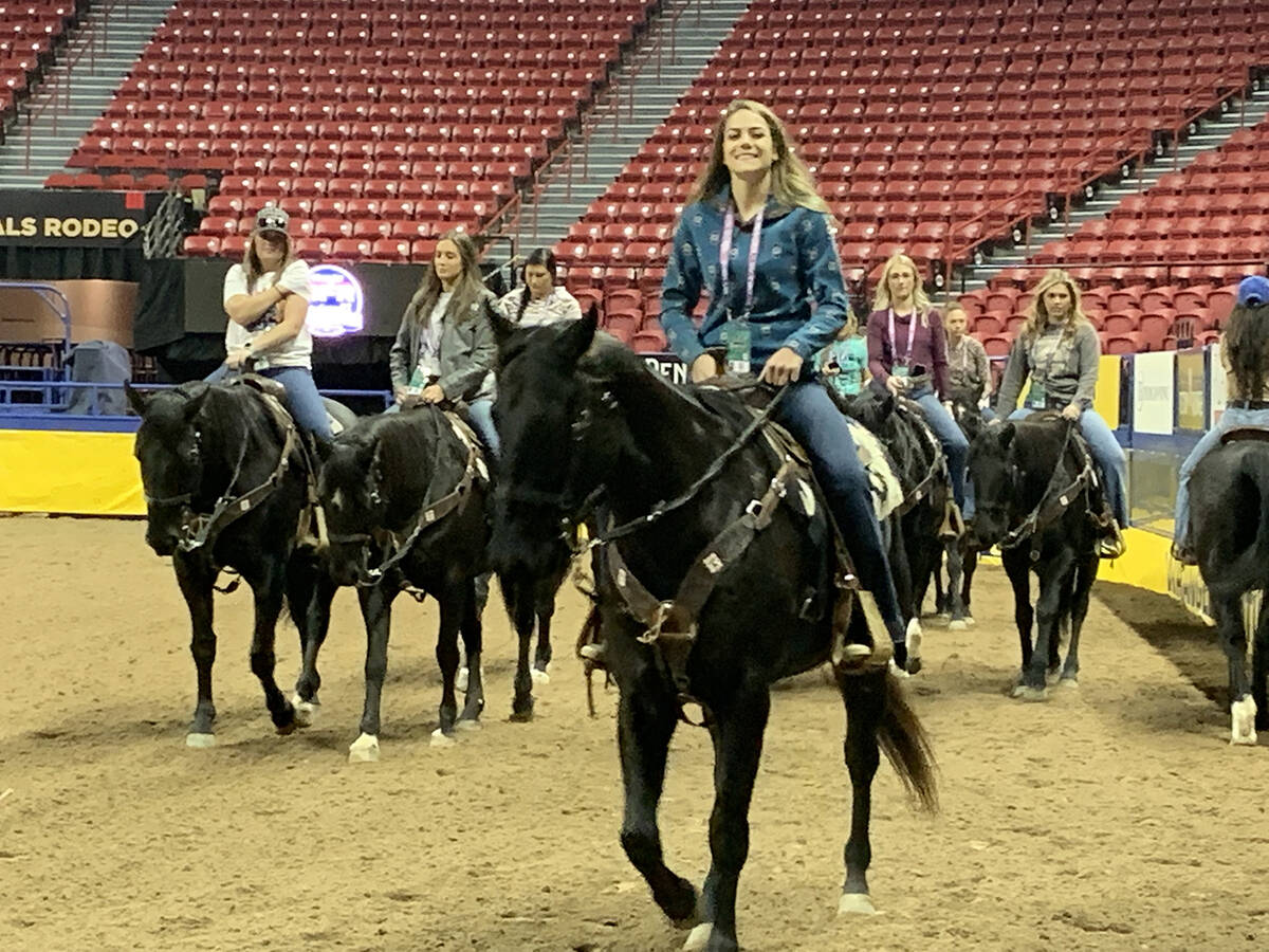 NFR Flag Girls provide rodeo’s pomp, pageantry National Finals Rodeo
