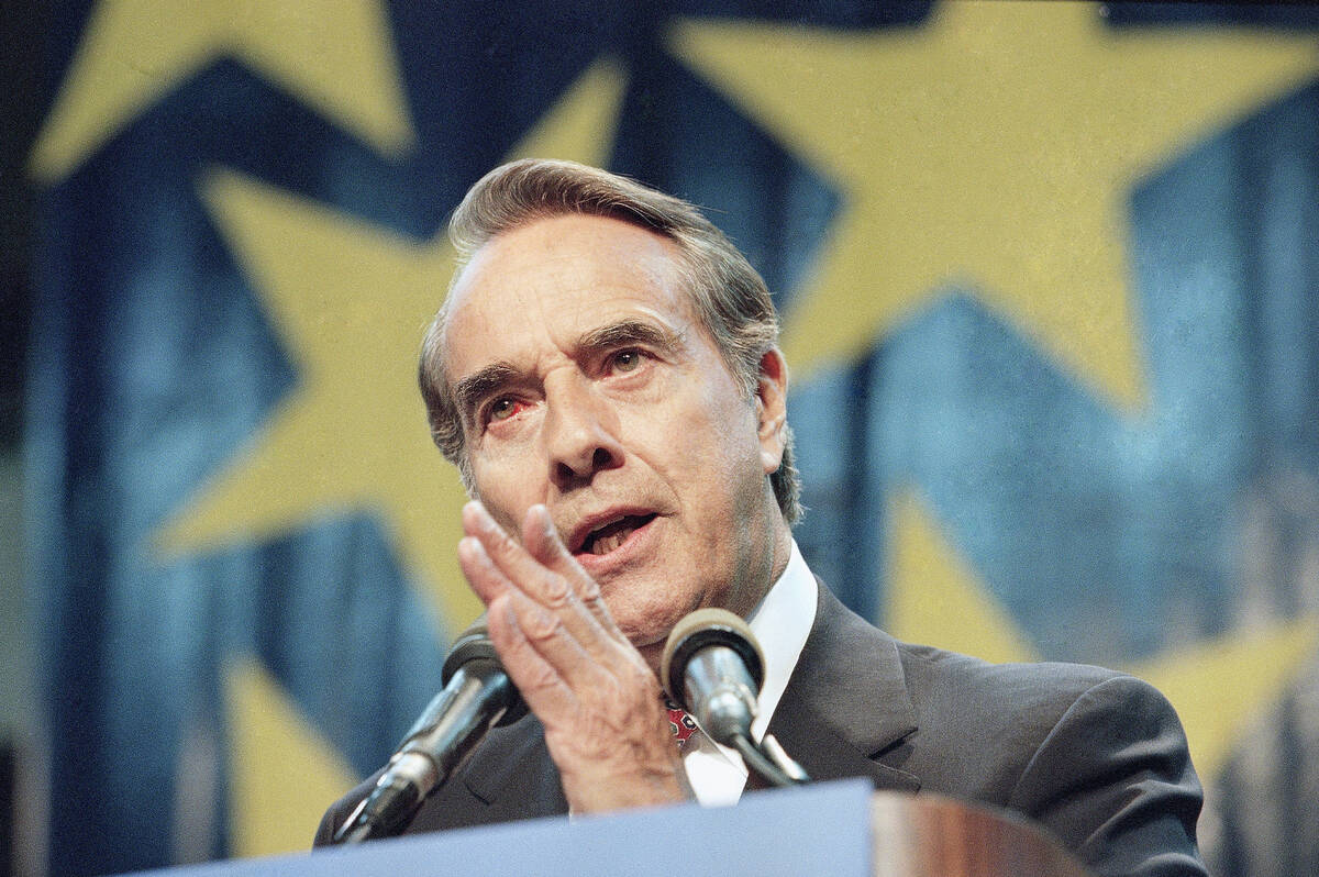 Bob Dole, seen in 1995. (AP Photo/Doug Mills)