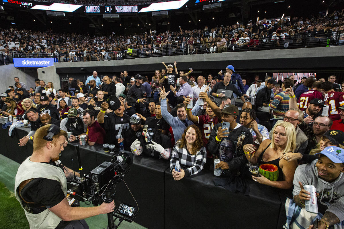 Wynn Field Club at Allegiant Stadium offers onlyinVegas experience