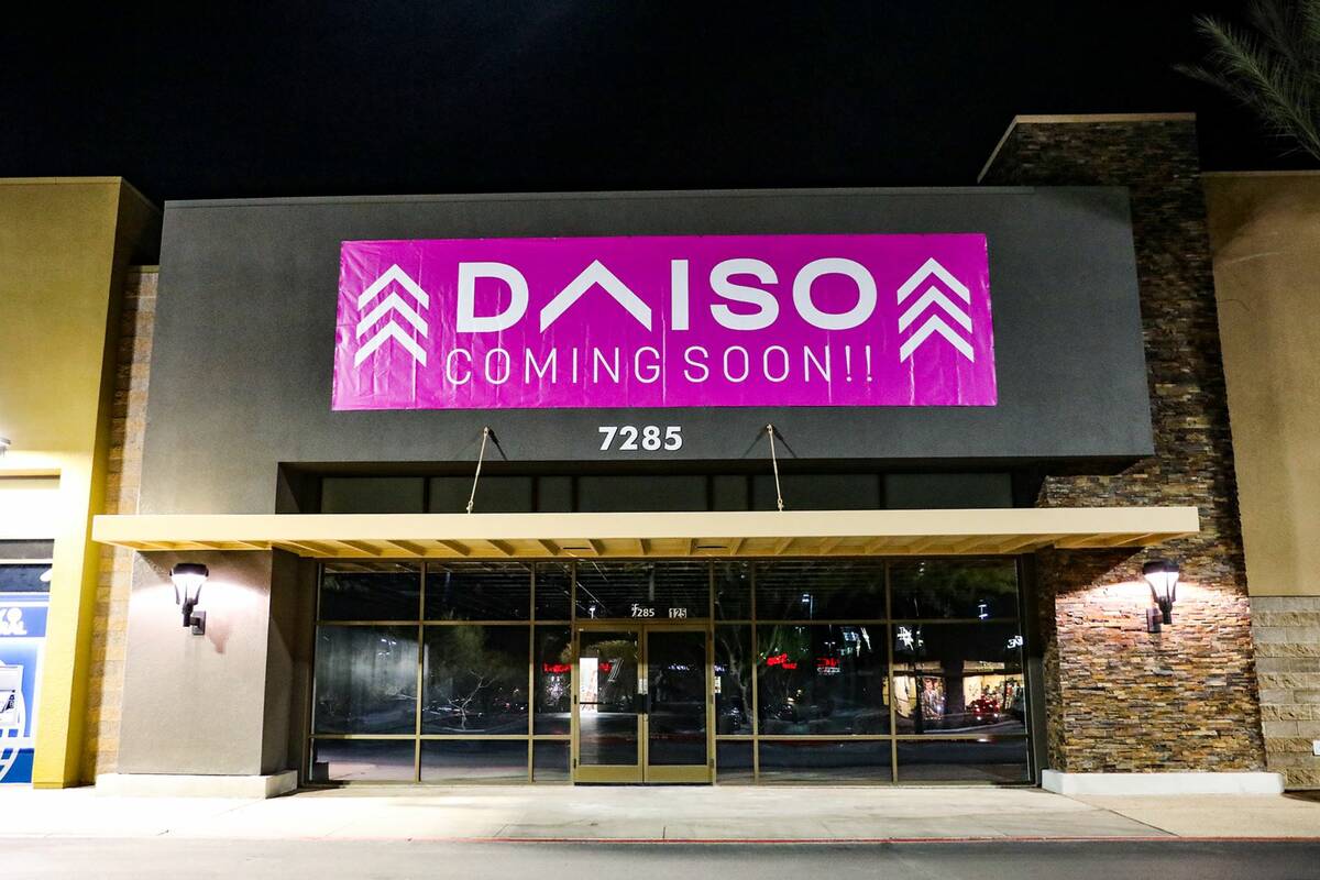 Daiso announces opening date for Las Vegas store Business