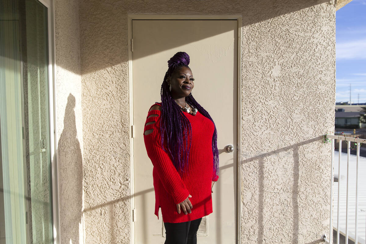 Diane Parkinson at her home on Wednesday, Dec. 15, 2021, in Henderson. HopeLink of Southern Nev ...