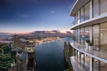 An artist's rendering of Baccarat Residences Miami, a planned 75-story condo tower in Miami by ...