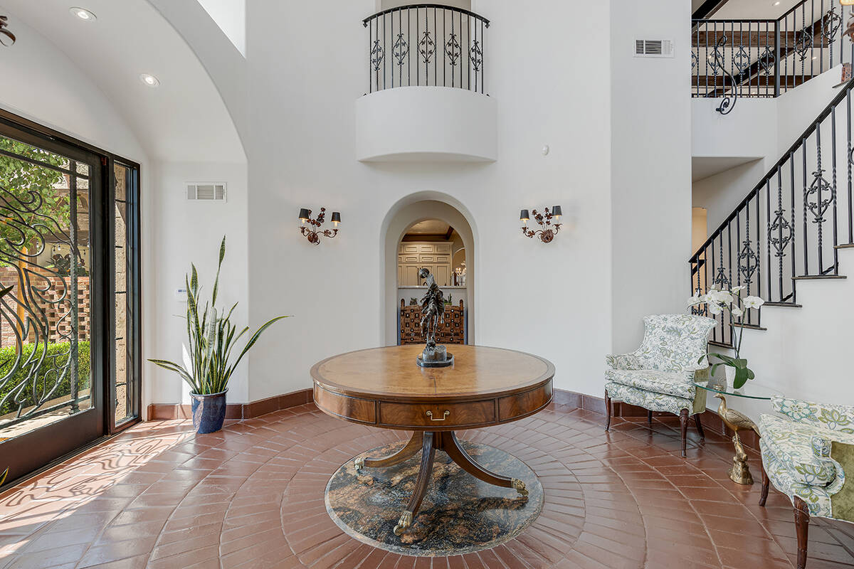 The entrance features tile work. (Ivan Sher Group)