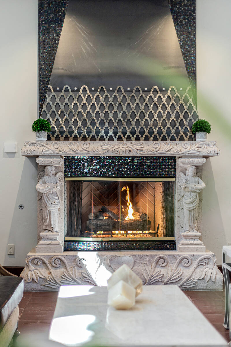 An outdoor fireplace. (Ivan Sher Group)