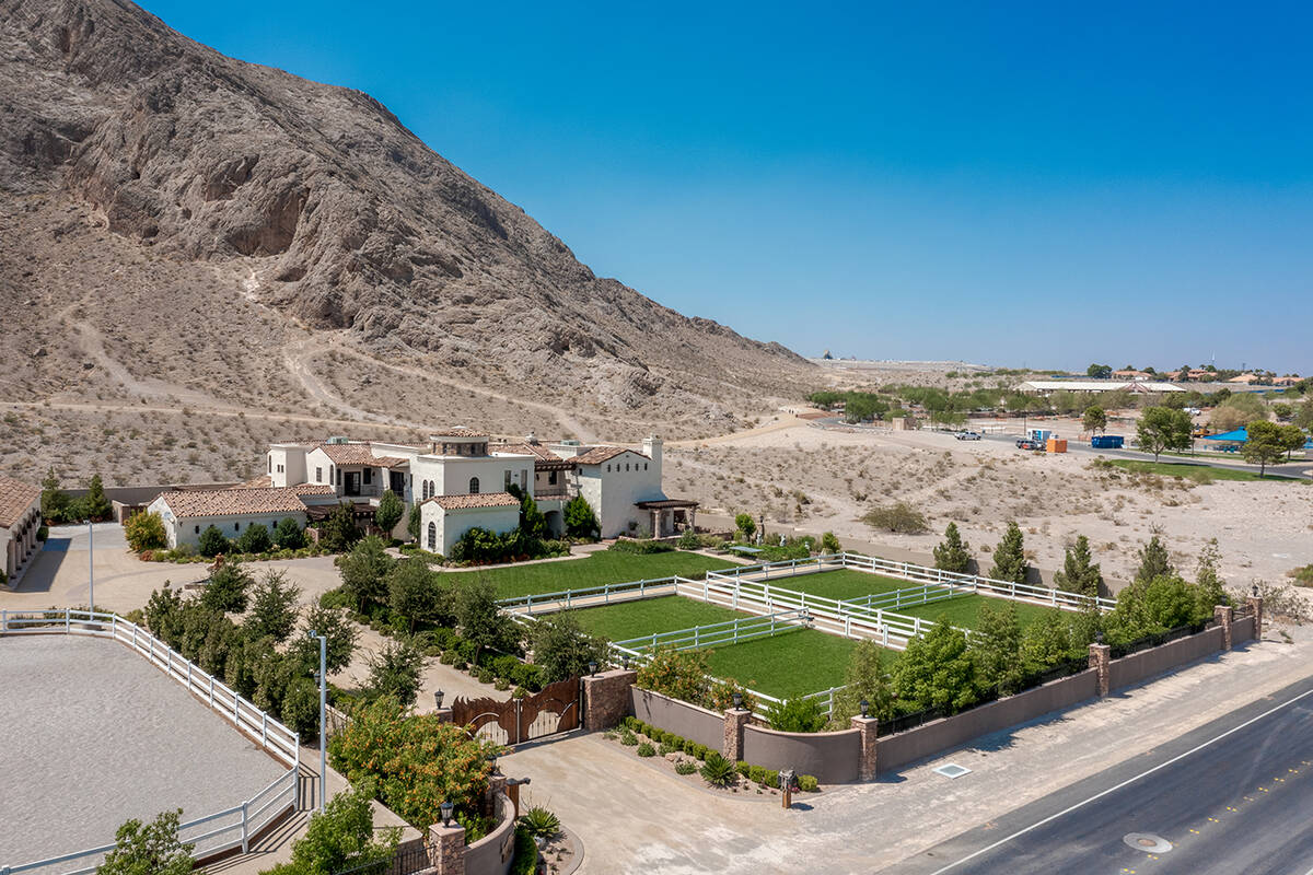 The property is at the foot of Lone Mountain. (Ivan Sher Group)