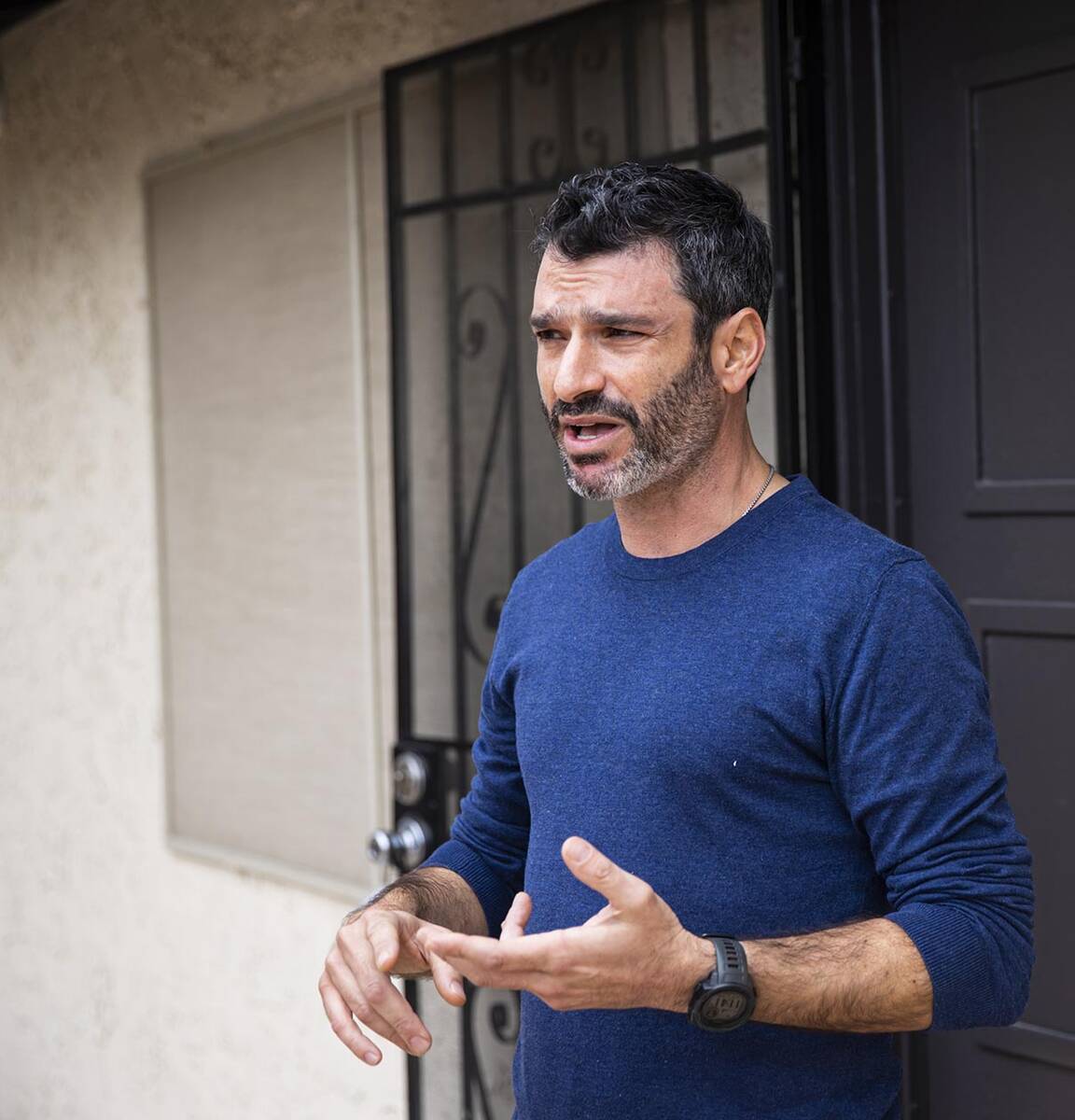 Arash Ghafoori, executive director of the Nevada Partnership for Homeless Youth, talks about th ...