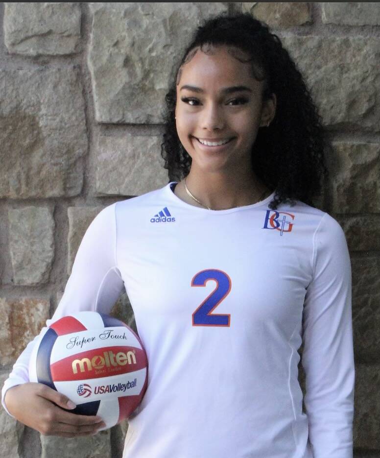 Bishop Gorman's Sophia Ewalefo is a member of the Nevada Preps All-Southern Nevada girls volley ...