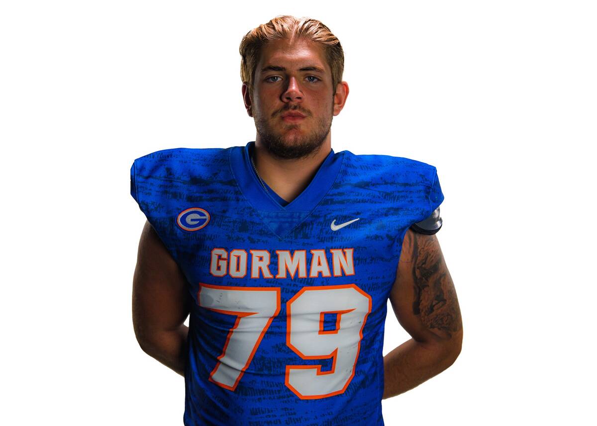 Bishop Gorman's Jake Taylor is a member of the Nevada Preps All-Southern Nevada football team.