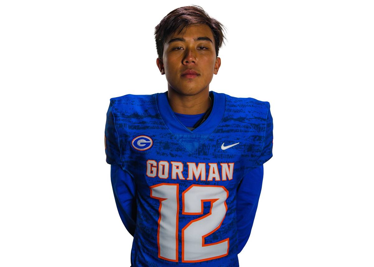Bishop Gorman's Micah Alejado is a member of the Nevada Preps All-Southern Nevada football team.