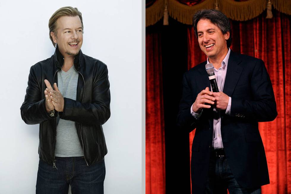 David Spade, left, and Ray Romano will play at the Mirage Theater. (MGM Resorts International; ...