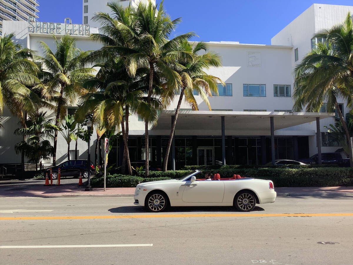 The closed Shore Club hotel in Miami Beach, Florida, is seen Tuesday, Dec. 7, 2021. (Eli Segall ...