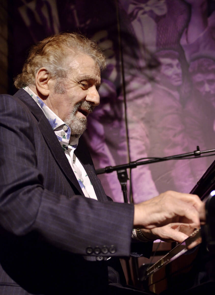Gus Mancuso performs during "Jazzology" at the Bootlegger Bistro, 7700 Las Vegas Blvd., South, ...